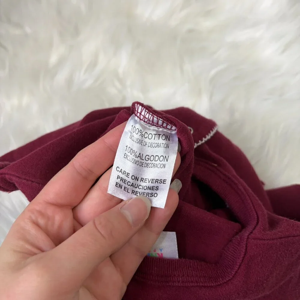 Virginia Tech Hokies Footed Sleeper Baby Girls 3-6 Months